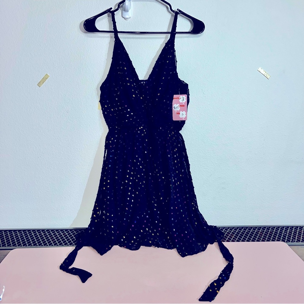 As U Wish Womens Mini Party Fit & Flare Dress‎ Juniors Rainbow Cute Trendy